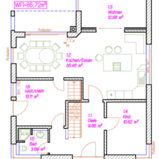 Einfamilienhaus Erdgeschoss