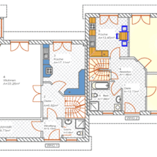 Doppelhaus Grundriss Erdgeschoss