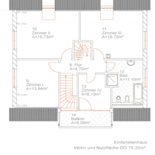 Einfamilienhaus Dachgeschoss