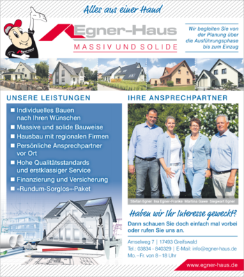 Egner Haus GmbH Alles aus einer Hand